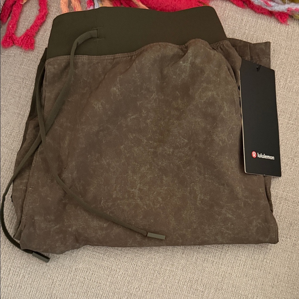 lululemon athletica Olive Green Athletic Shorts NWT